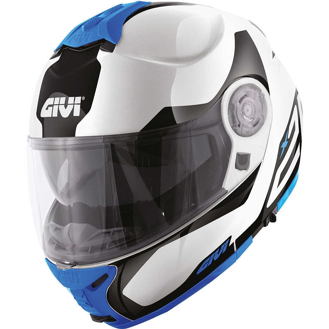 GIVI - CASCO X21 CHALLENGER SPIRIT BLANCO NEGRO AZUL - SECURTEX MOTOR S.L (t/a MaximoMoto)