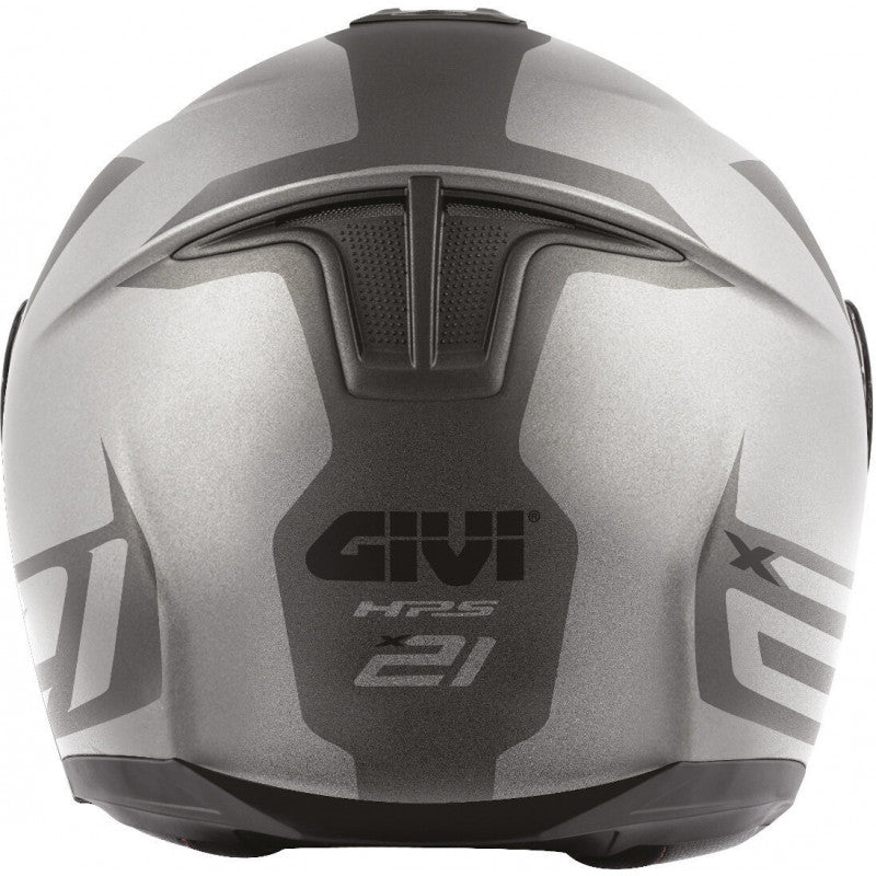 GIVI CASCO MOD X21/CHALLENGER C/PL.D/SPIRIT PLATA-MT/TITANI/NE - SECURTEX MOTOR S.L (t/a MaximoMoto)