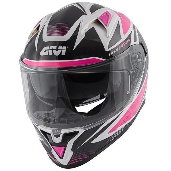 GIVI CASCO FULL 506/STOCCARDA.D/FOLLOW BLANCO/FUCSIA - SECURTEX MOTOR S.L (t/a MaximoMoto)