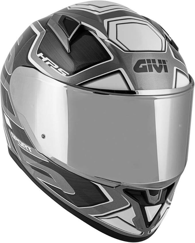 GIVI CASCO FULL 506/SPORT. LED/DEEP NEGRO-MT/PLATA - SECURTEX MOTOR S.L (t/a MaximoMoto)