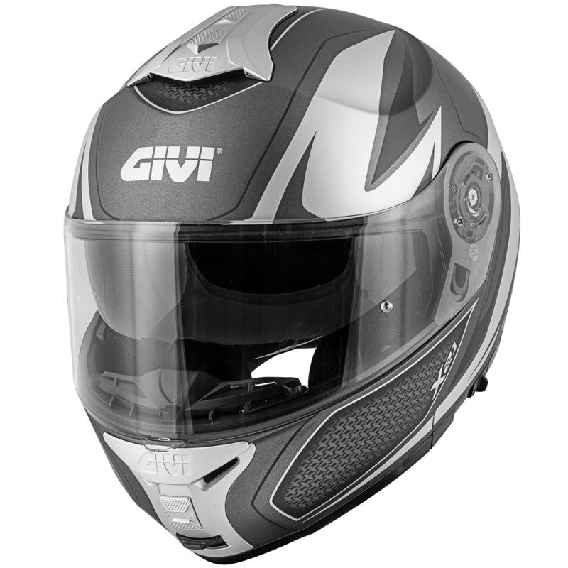 GIVI CASCO MOD X21/CHALLENGER C/PL.D/SHIVER TITANIO-MT/PLATA - SECURTEX MOTOR S.L (t/a MaximoMoto)