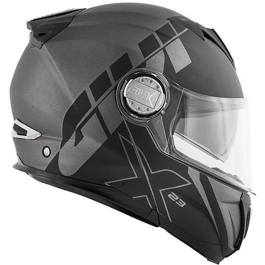GIVI CASCO MOD X23/SYDNEY C/PL.D/ECLIPSE TITANIO-MT/NEGRO - SECURTEX MOTOR S.L (t/a MaximoMoto)