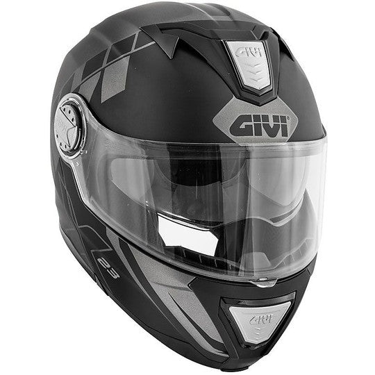GIVI CASCO MOD X23/SYDNEY C/PL.D/ECLIPSE TITANIO-MT/NEGRO - SECURTEX MOTOR S.L (t/a MaximoMoto)