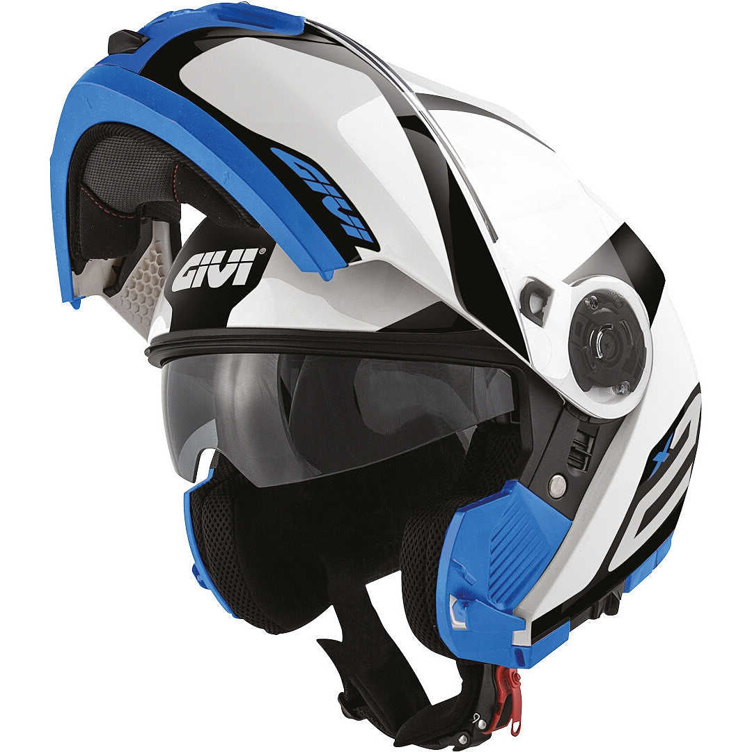 GIVI CASCO MOD X21/CHALLENGER C/PL.D/SHIVER BLANCO/AZUL/ROJO - SECURTEX MOTOR S.L (t/a MaximoMoto)