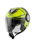 GIVI CASCO JET 124/FUTURE.D/BIG NEGRO/YELLOW - SECURTEX MOTOR S.L (t/a MaximoMoto)