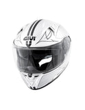 GIVI CASCO FULL 506/STOCCARDA.D/SPLINTER BLANCO/NEGRO - SECURTEX MOTOR S.L (t/a MaximoMoto)