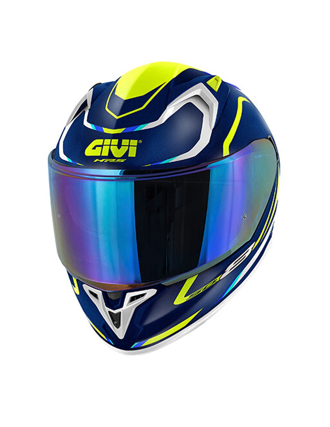 GIVI Casco 508 MACH1 Moto Integral Blanco Negro amarillo