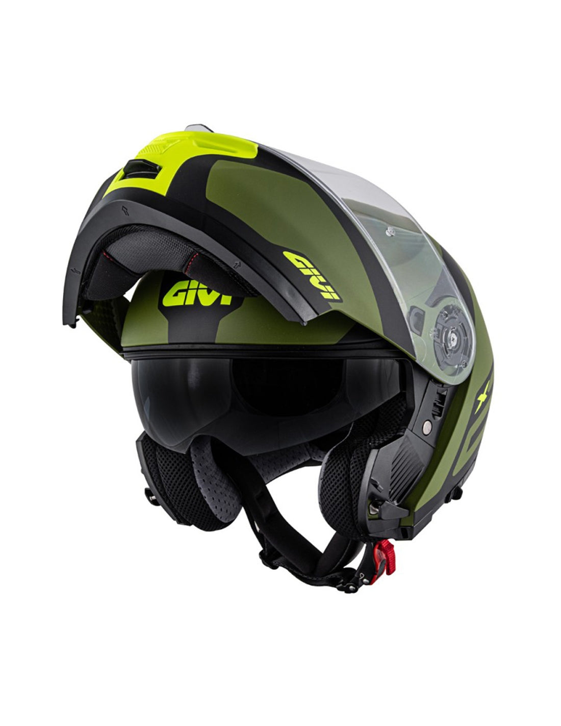 GIVI - CASCO X21 CHALLENGER SPIRIT VERDE NEGRO YELLOW - SECURTEX MOTOR S.L (t/a MaximoMoto)