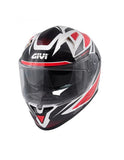 GIVI CASCO FULL 506/STOCCARDA.D/FOLLOW BLANCO/ROJO - SECURTEX MOTOR S.L (t/a MaximoMoto)