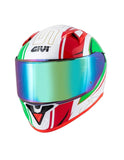 GIVI CASCO FULL 506/STOCCARDA.D/BLADES BLANCO/VERDE/ROJO - SECURTEX MOTOR S.L (t/a MaximoMoto)