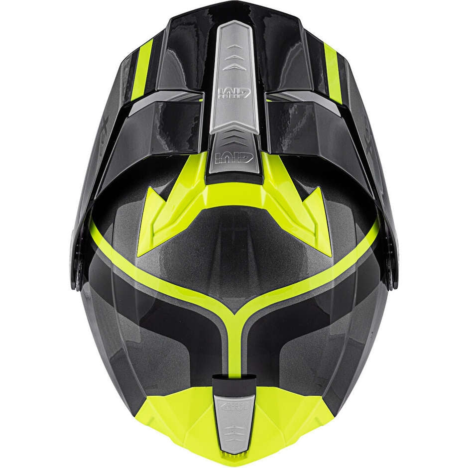 GIVI CASCO MOD X33/CANYON C/PL.D/DIVISION TITANIO-YELLOW - SECURTEX MOTOR S.L (t/a MaximoMoto)