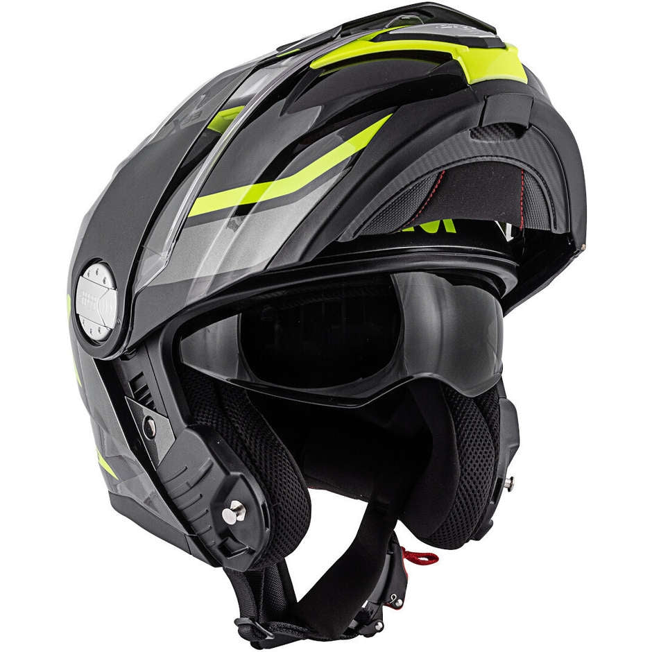 GIVI CASCO MOD X33/CANYON C/PL.D/DIVISION TITANIO-YELLOW - SECURTEX MOTOR S.L (t/a MaximoMoto)