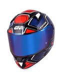 GIVI CASCO FULL 506/SPORT. LED/DEEP AZUL/ROJO - SECURTEX MOTOR S.L (t/a MaximoMoto)