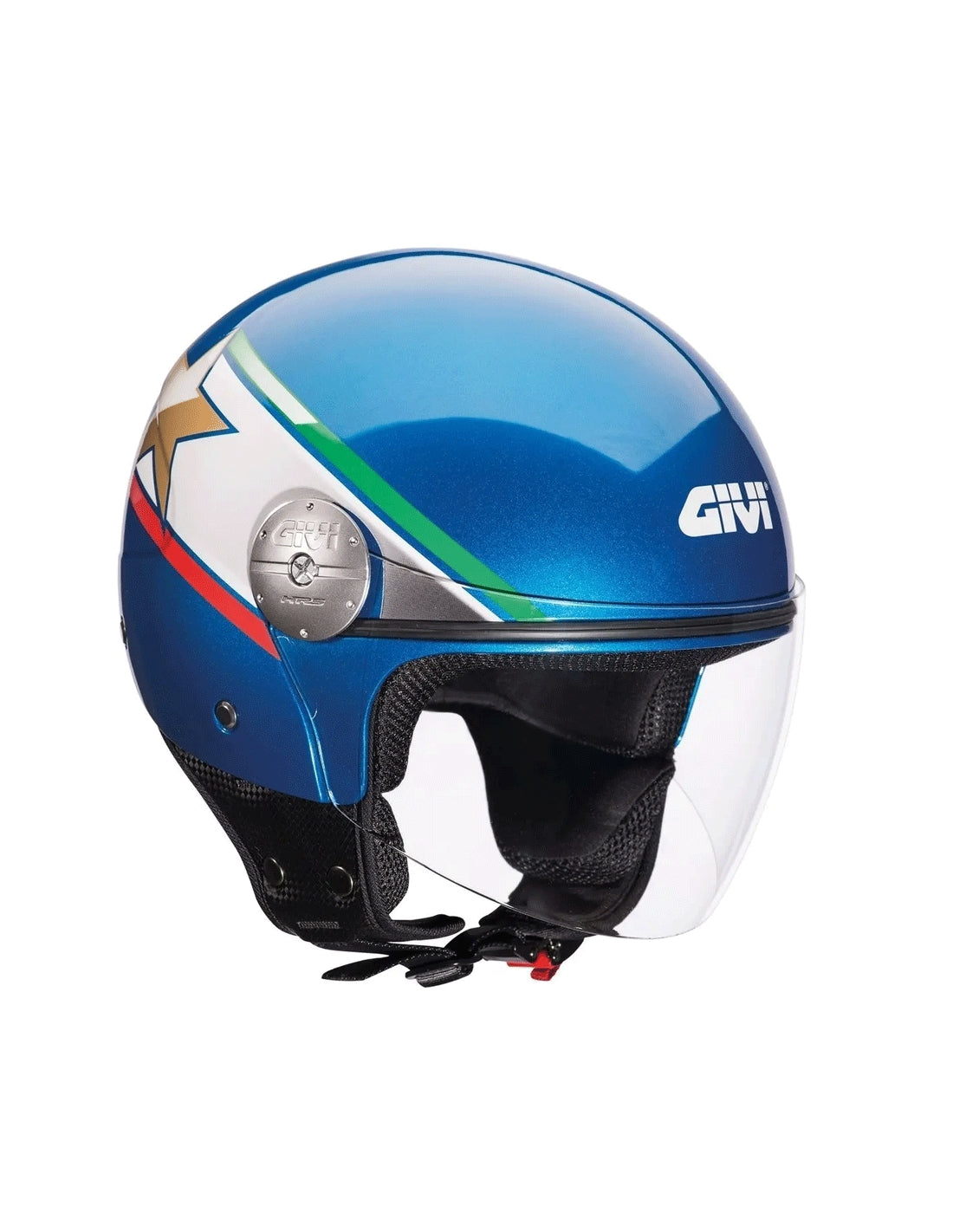 Casco Jet Givi 107 Mini J Solid Moto Touring azul