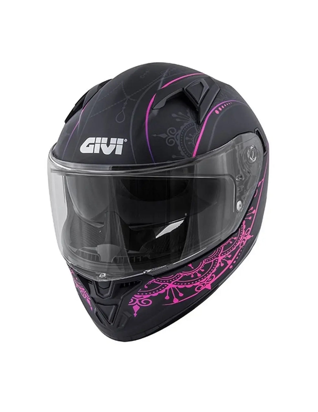 GIVI CASCO FULL 506/STOCCARDA.D/MENDHI-LADY NEGRO/ROSA - SECURTEX MOTOR S.L (t/a MaximoMoto)