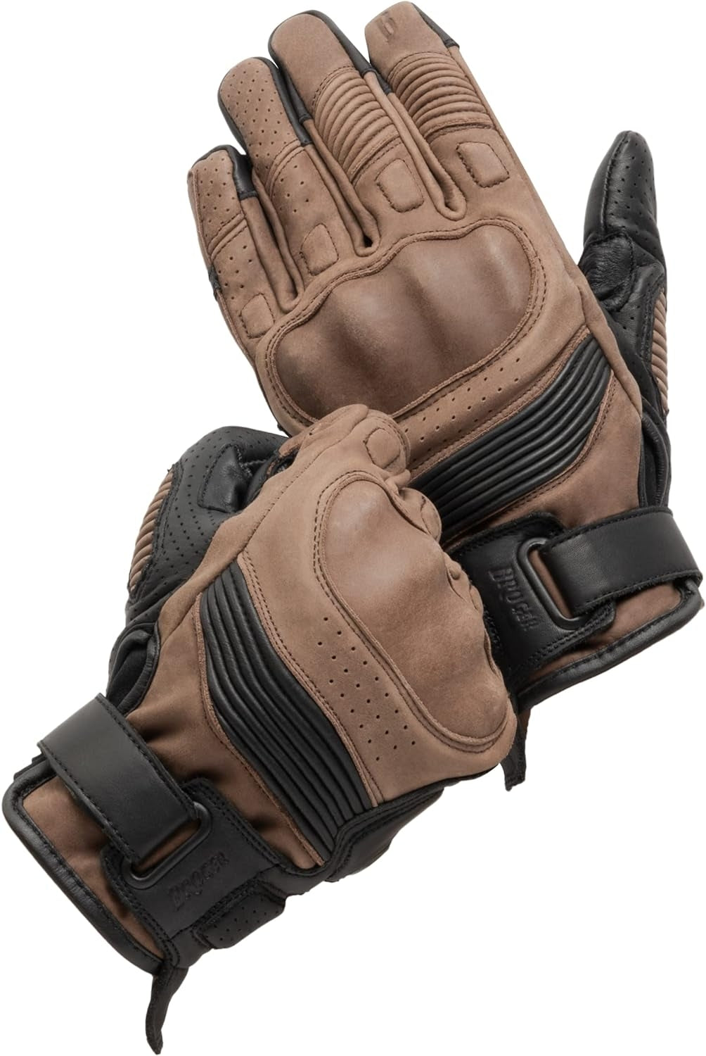 BROGER - GUANTES PIEL OHIO LADY VINTAGE BROWN - SECURTEX MOTOR S.L (t/a MaximoMoto)