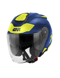 GIVI - CASCO JET X25 TARGET AZUL YELLOW - SECURTEX MOTOR S.L (t/a MaximoMoto)