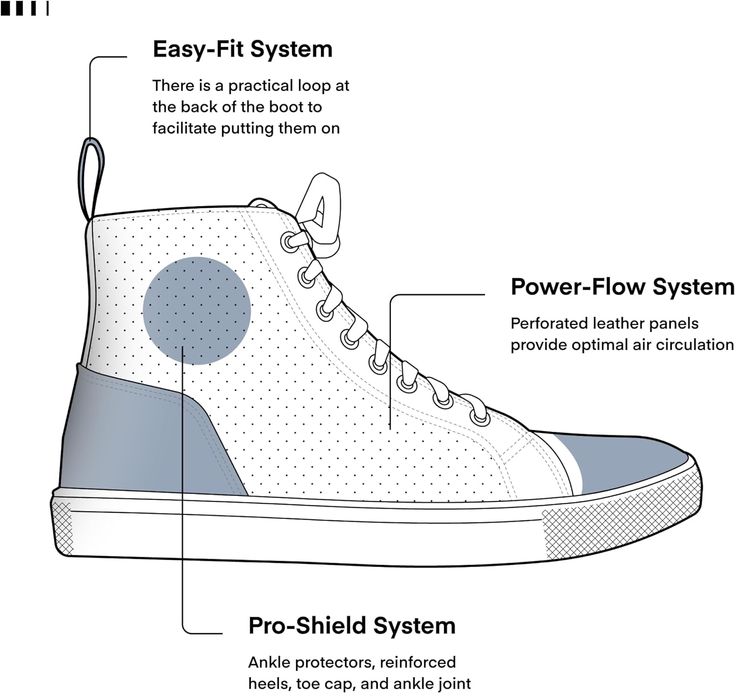 REBEL HORN - BOTAS URBANO MAN TRAMP II GREY - SECURTEX MOTOR S.L (t/a MaximoMoto)