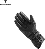REBEL HORN - GUANTES PIEL PATROL LADY BLACK/GRE - SECURTEX MOTOR S.L (t/a MaximoMoto)