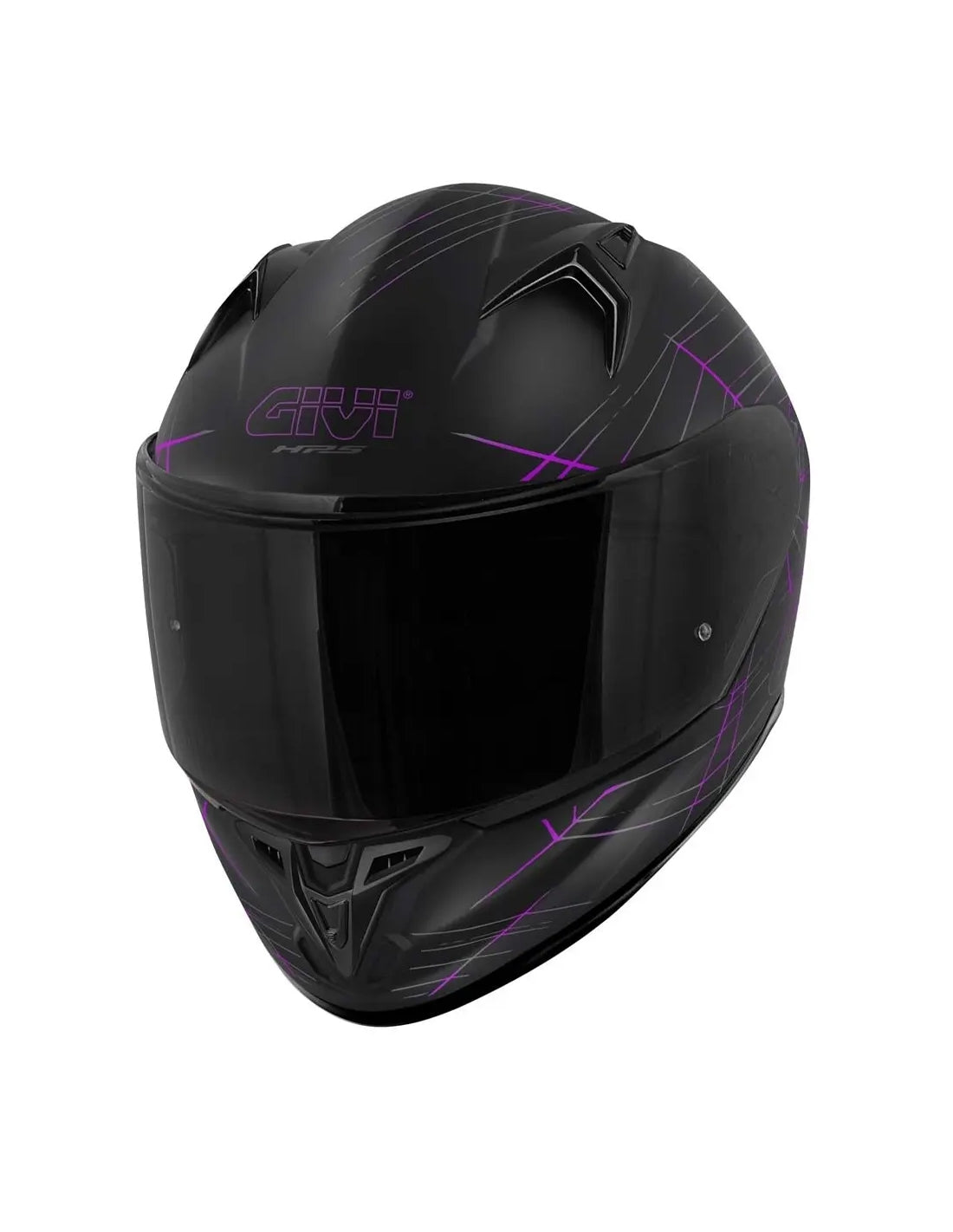 CASCO FULL 50.7 PHOBIA MATT BLACK PURPLE - SECURTEX MOTOR S.L (t/a MaximoMoto)