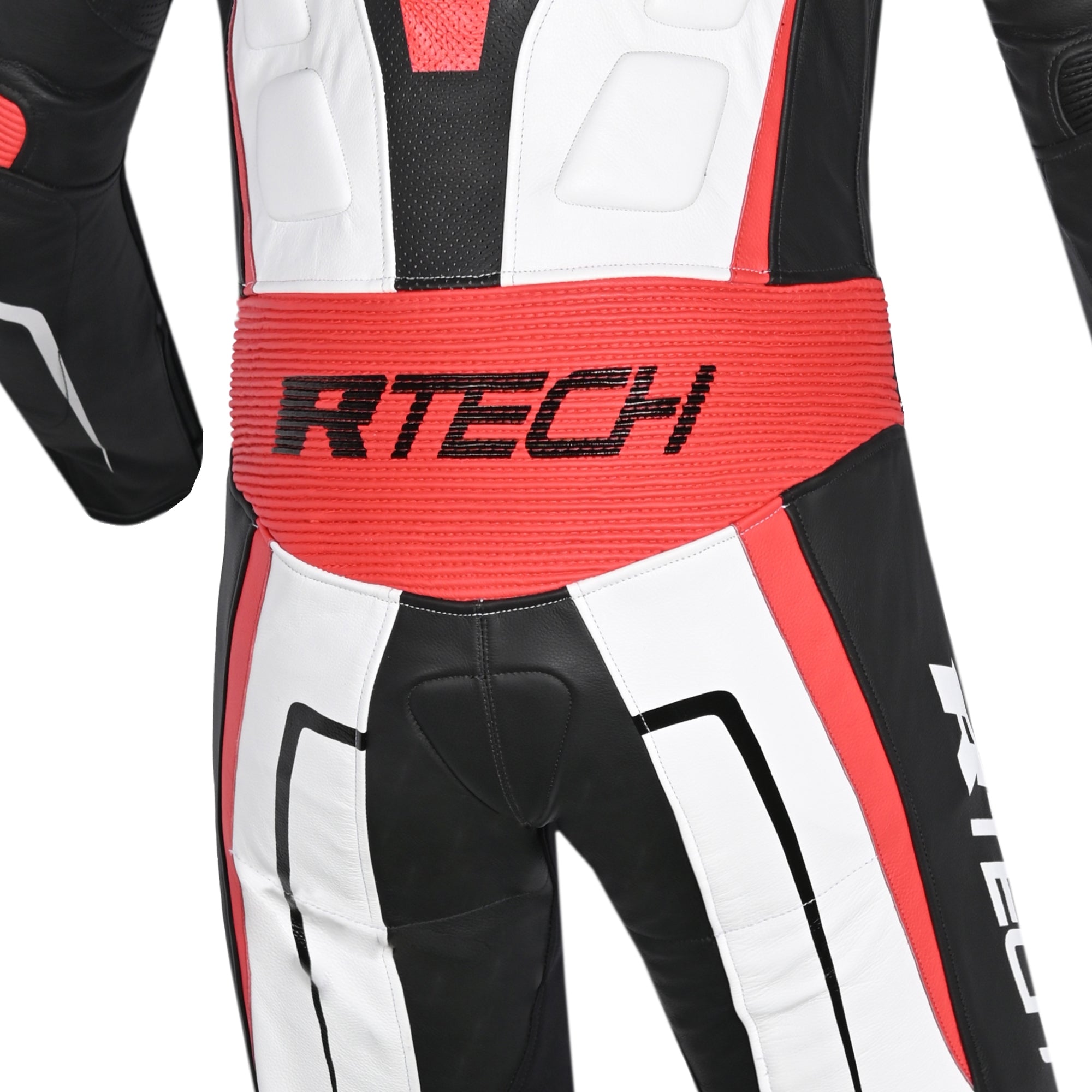 R-TECH -Mono 1 PC Defender GP Blanco/Negro/Rojo - SECURTEX MOTOR S.L (t/a MaximoMoto)