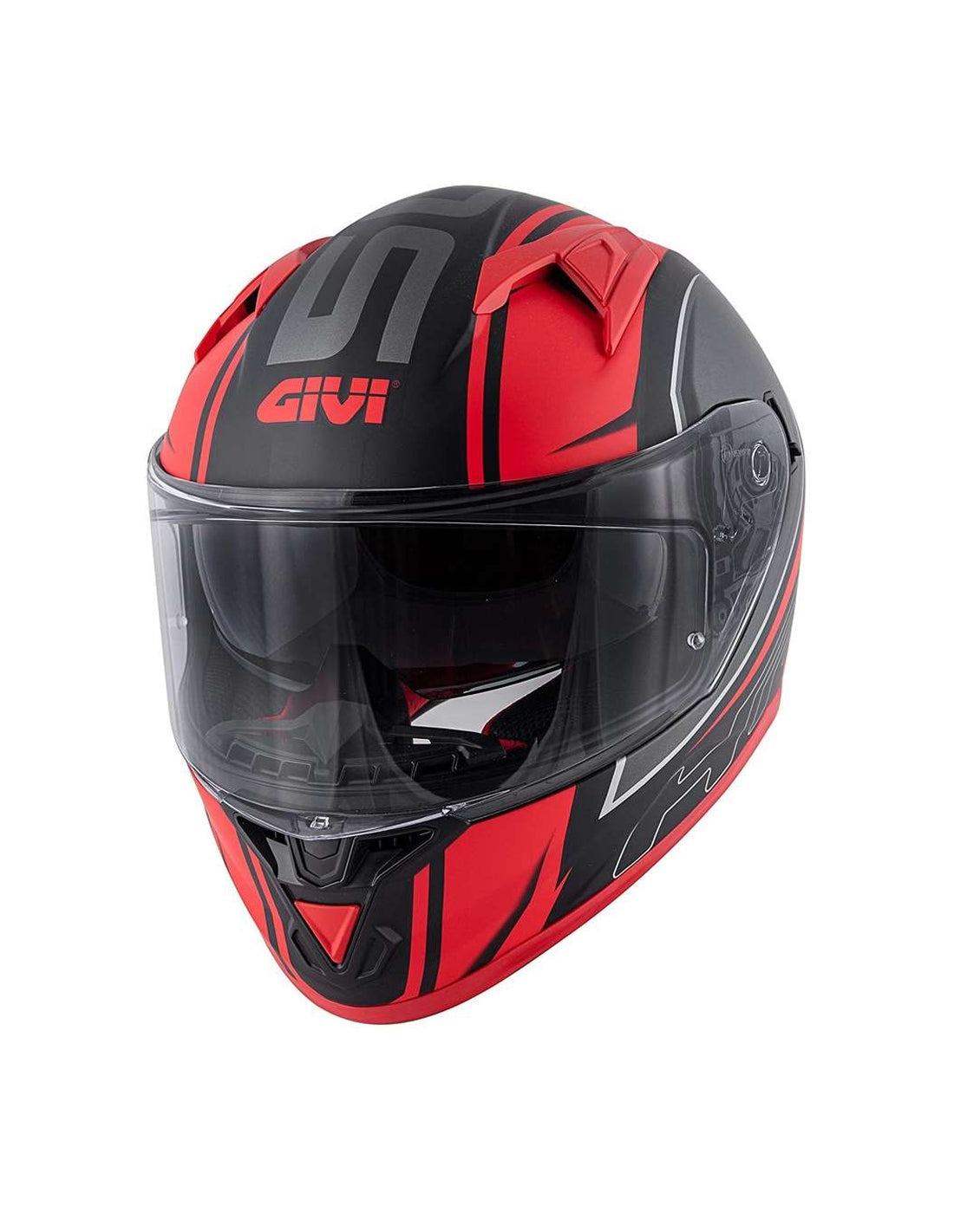 GIVI CASCO FULL 506/STOCCARDA.D/SPLINTER NEGRO/ROJO - SECURTEX MOTOR S.L (t/a MaximoMoto)