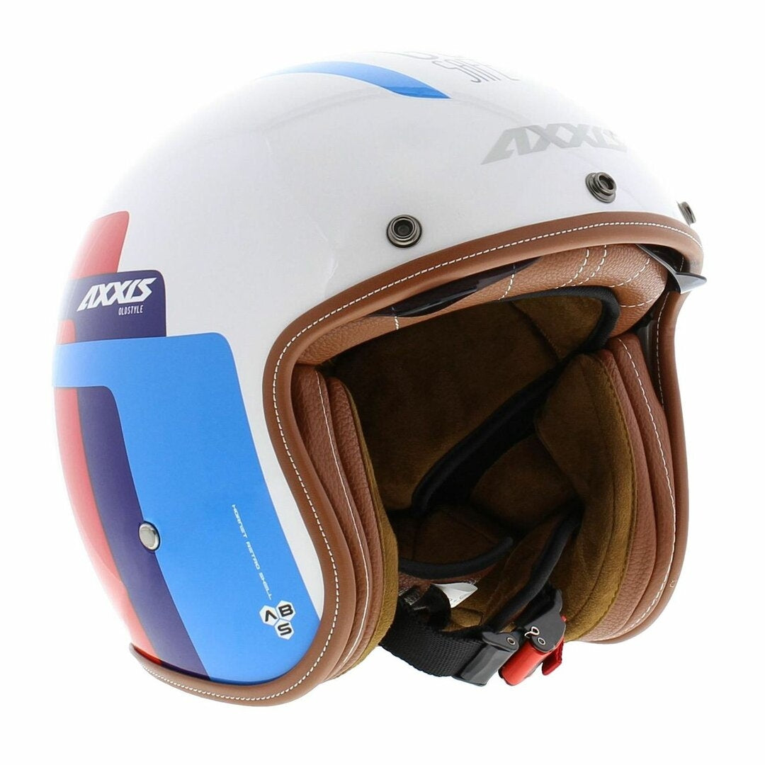 AXXIS-CASCO OF507SV HORNET SV OLD STYLE A7 AZUL PERLA BRILLO