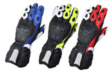 R-TECH - Guante Piel Hawk Negro/Rojo