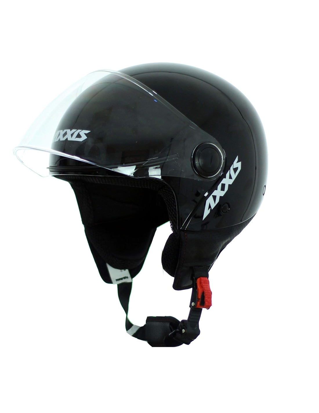 AXXIS-Casco SQUARE SOLID A1 NEGRO BRILLO
