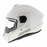 AXXIS-CASCO FF112C DRAKEN S SOLID V.2 A10 BLANCO PERLA BRILLO