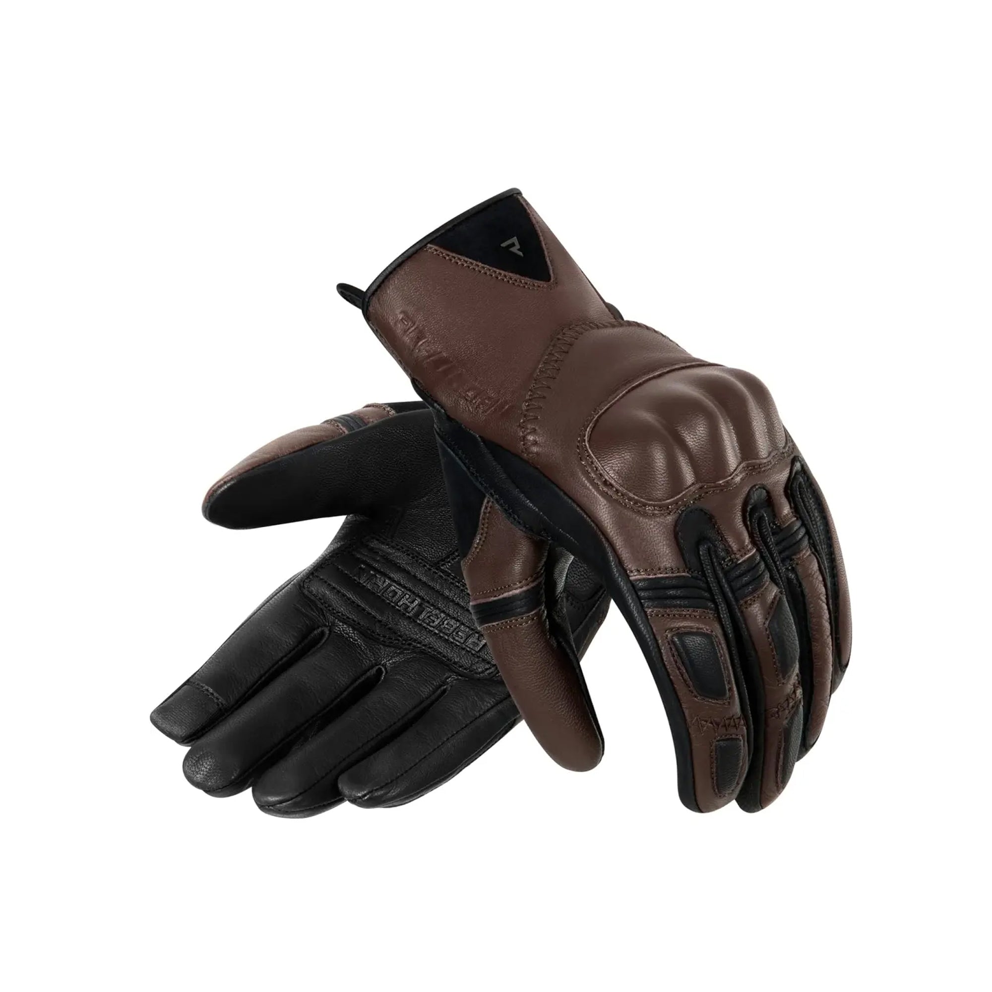 REBEL HORN - GUANTES PIEL THUG II LADY BROWN - SECURTEX MOTOR S.L (t/a MaximoMoto)