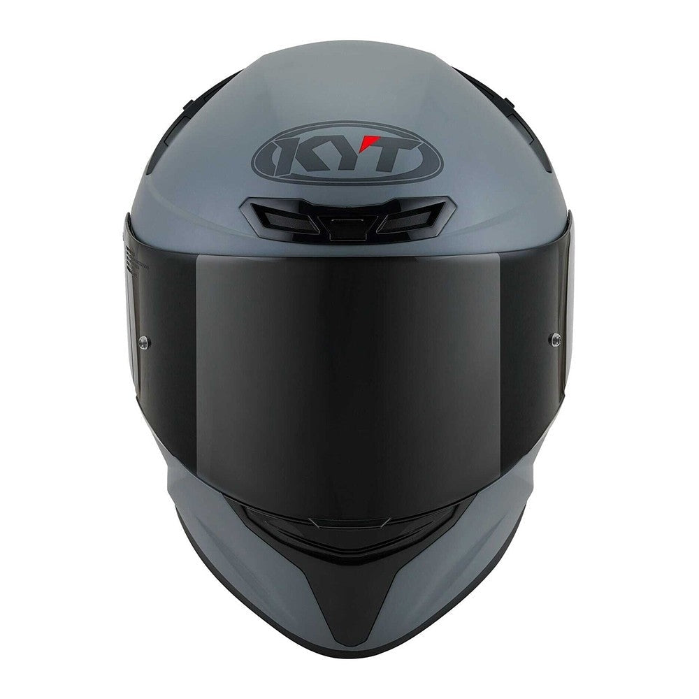 CASCO KYT TT-COURSE PLAIN MATT GREY - M - SECURTEX MOTOR S.L (t/a MaximoMoto)