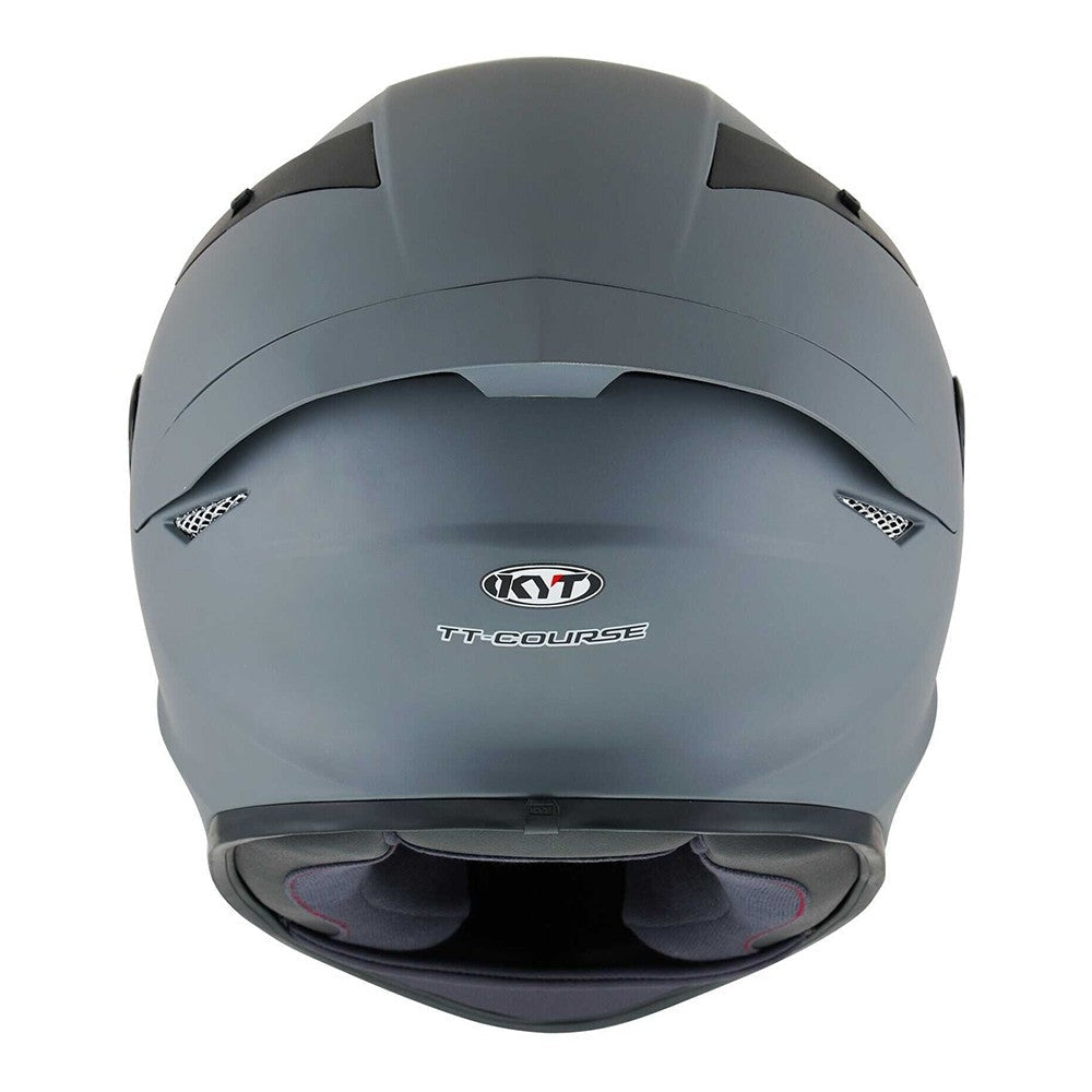CASCO KYT TT-COURSE PLAIN MATT GREY - M - SECURTEX MOTOR S.L (t/a MaximoMoto)