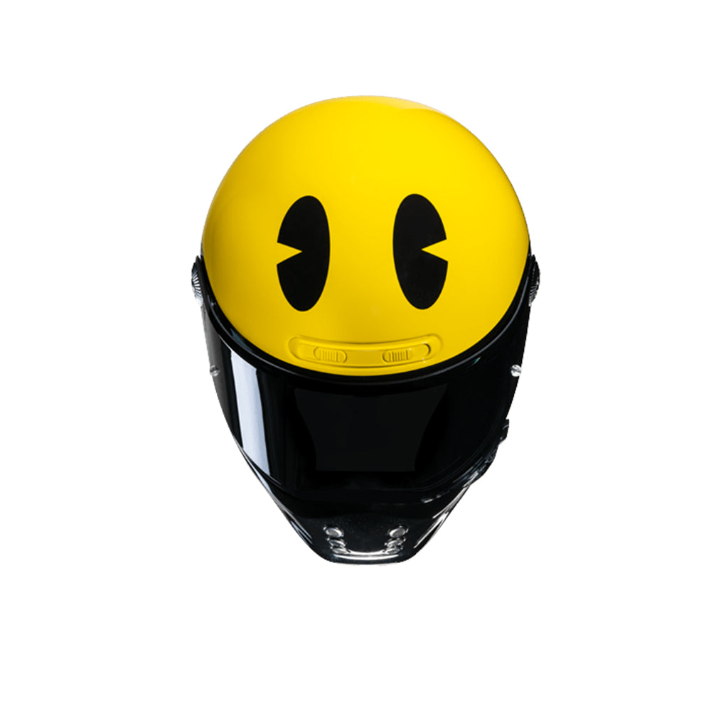HJC V10 PAC-MAN BANDAI NAMCO MC3 Para Motocicleta Integral Casco