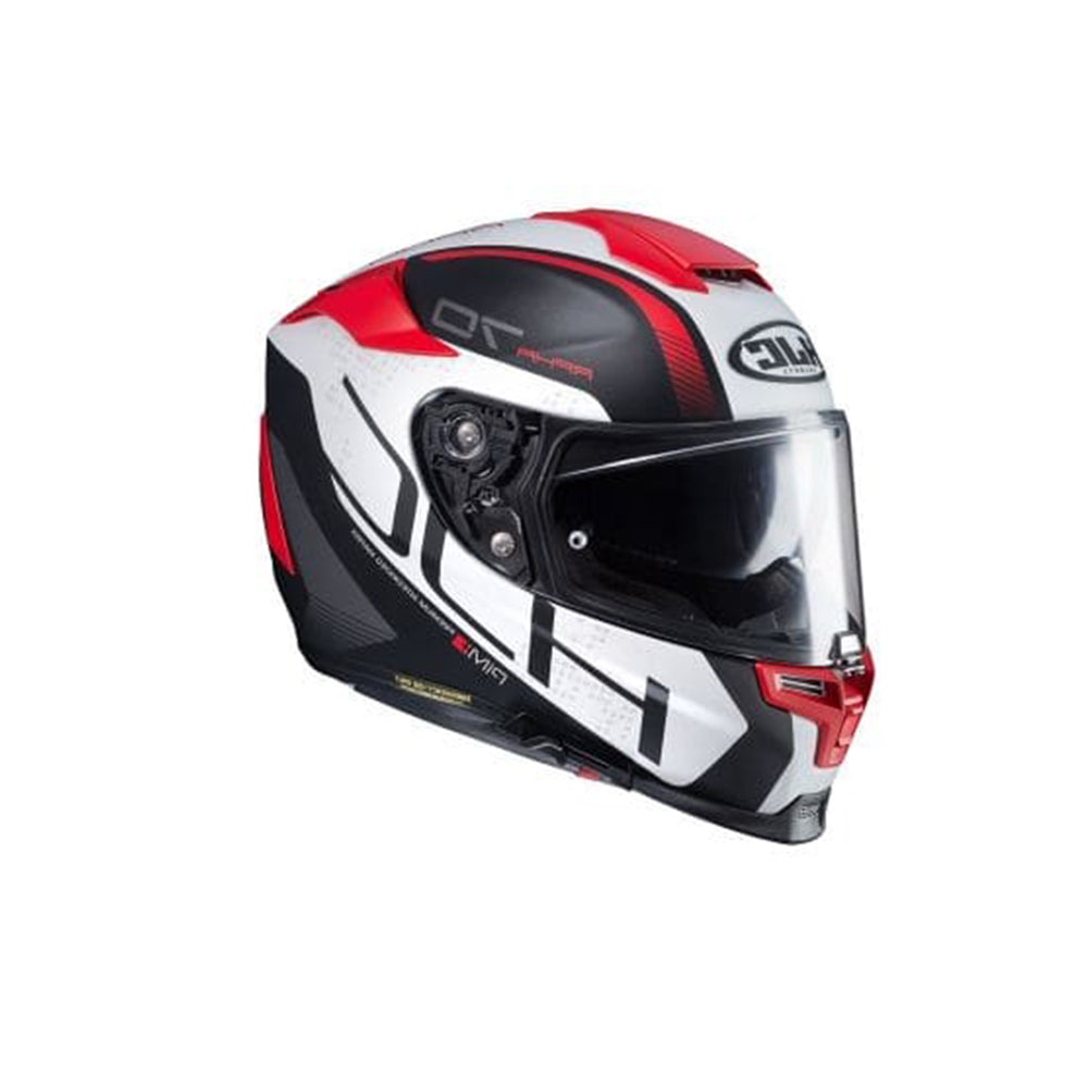 HJC V10 Grape MC1SF Moto Integral Casco Negro Mate Rojo - CASCO