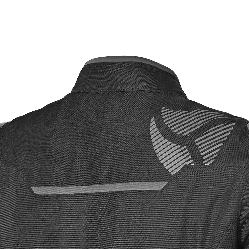 R-TECH Chaqueta Textil Knight Rider (Short) Negro/Antracita - CHAQUETA