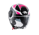 KAPPA KV37 EVO Moto Urbano Casco Blanco Titanio - CASCO
