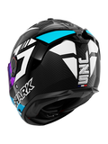 SHARK CASCO SPARTAN GT PRO CARBON ZARCO TRACK RACER Carbono Blanco Azul
