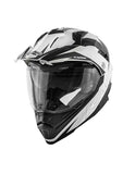 KAPPA KV30 Flash Moto Aventure Casco Blanco Negro - CASCO