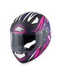 KAPPA KV38 Houston Señora Motocicleta Integral Casco Rosa Morado Negro - CASCO