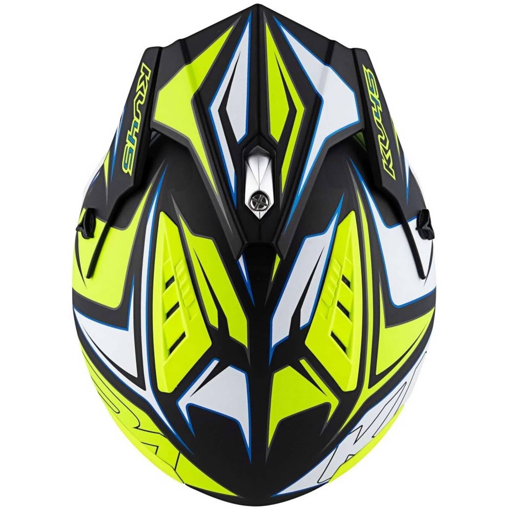 KAPPA KV45 Trial Gemini Urbano Jet Casco Negro Amarillo Blanco - CASCO