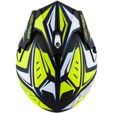 KAPPA KV45 Trial Gemini Urbano Jet Casco Negro Amarillo Blanco - CASCO