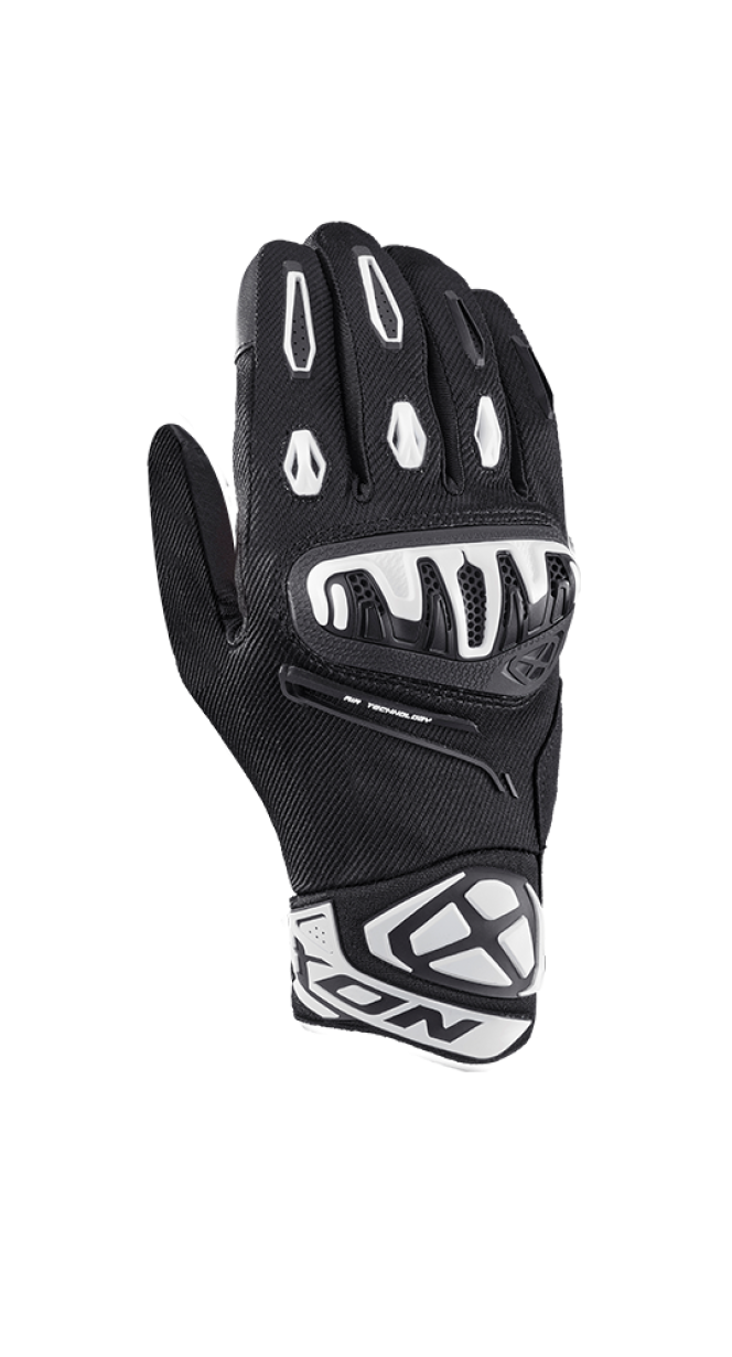 IXON Mirage Air Roadster Guantes Para hombres Negro blanco
