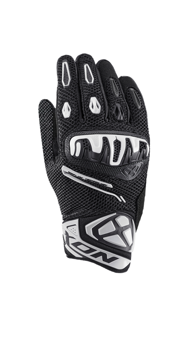 IXON MIRAGE AIRFLOW MUJER GUANTES MOTO NEGRO BLANCO
