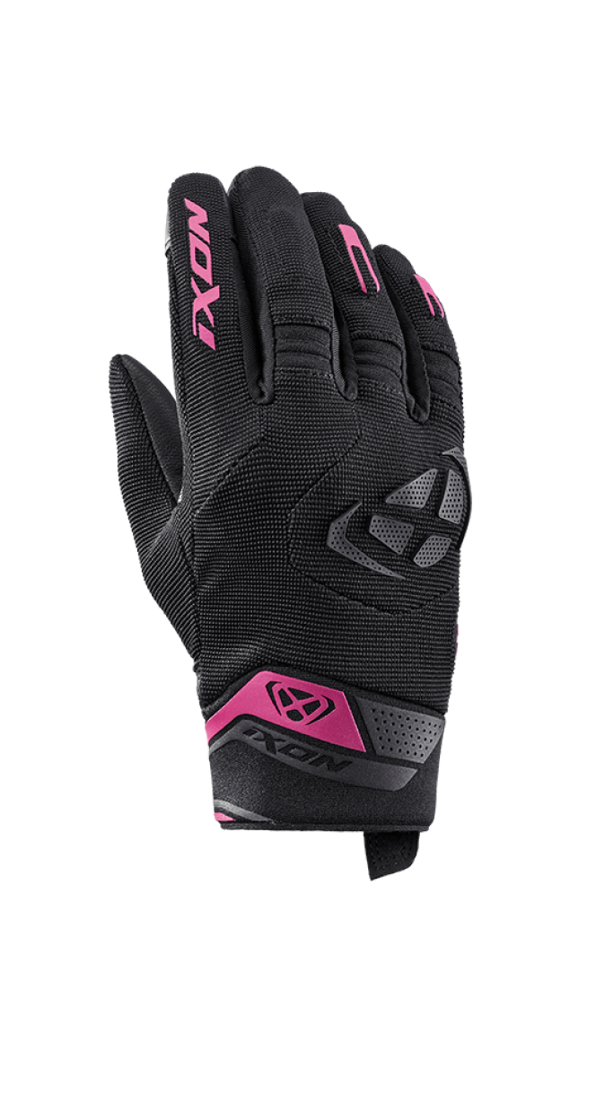 IXON MIG 2 MUJER GUANTES MOTO NEGRO ROSA