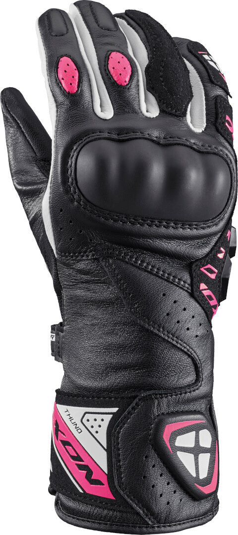 IXON THUND MUJER GUANTES MOTO NEGRO ROSA