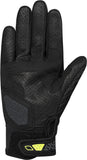 IXON GRAVEL AIR GUANTES DE PIEL NEGRO AMARILLO FLU