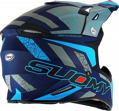 SUOMY-CASCOS X-WING REEL MATT BLUE FLUO - SECURTEX MOTOR S.L (t/a MaximoMoto)