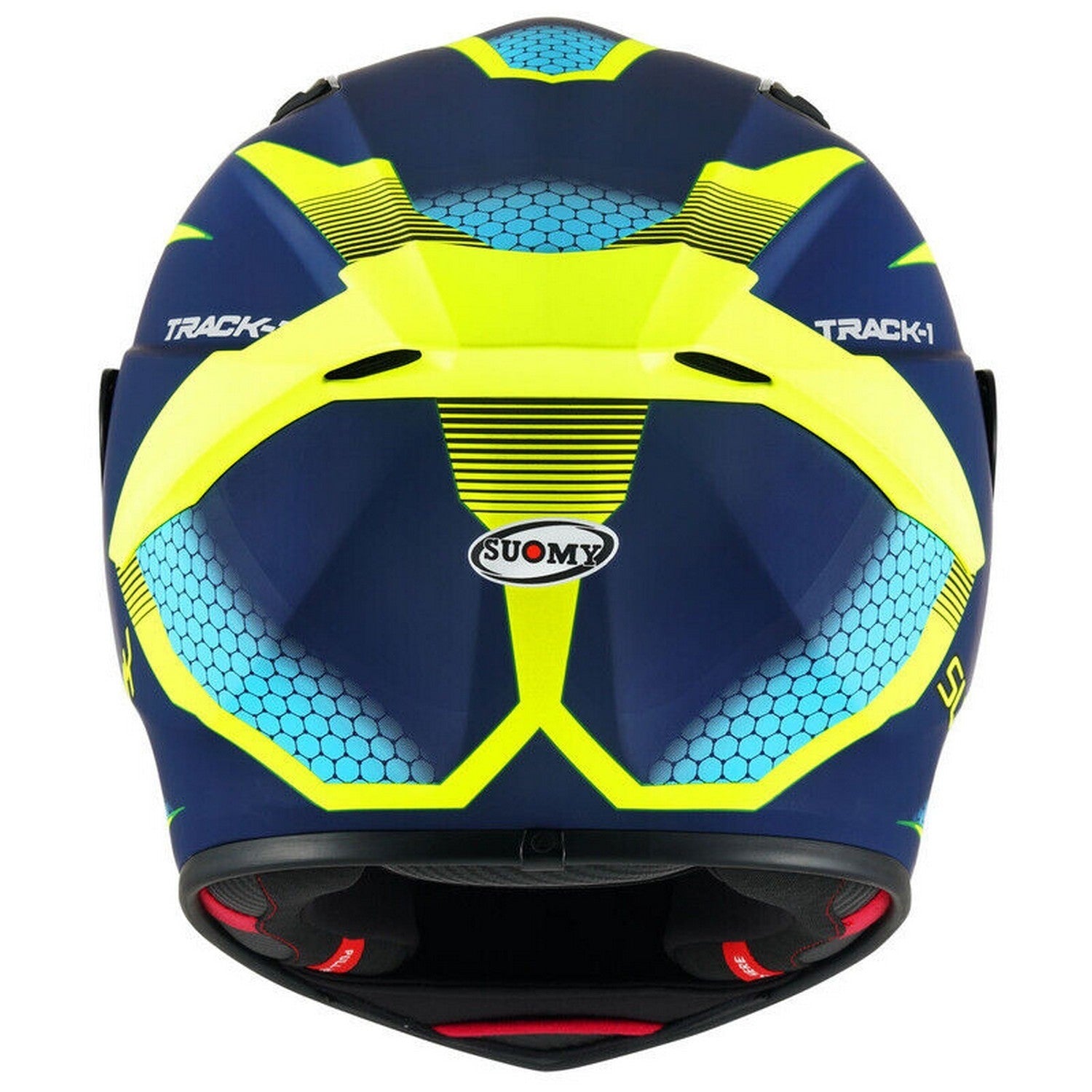 SUOMY-CASCOS TRACK-1 REACTION MATT BLUE/YELLOW - SECURTEX MOTOR S.L (t/a MaximoMoto)
