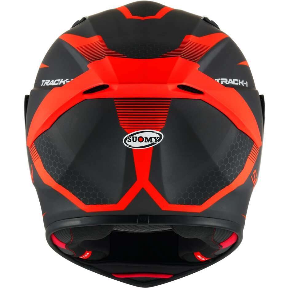 SUOMY-CASCOS TRACK-1 REACTION MATT ANTHRACITE/RED - SECURTEX MOTOR S.L (t/a MaximoMoto)